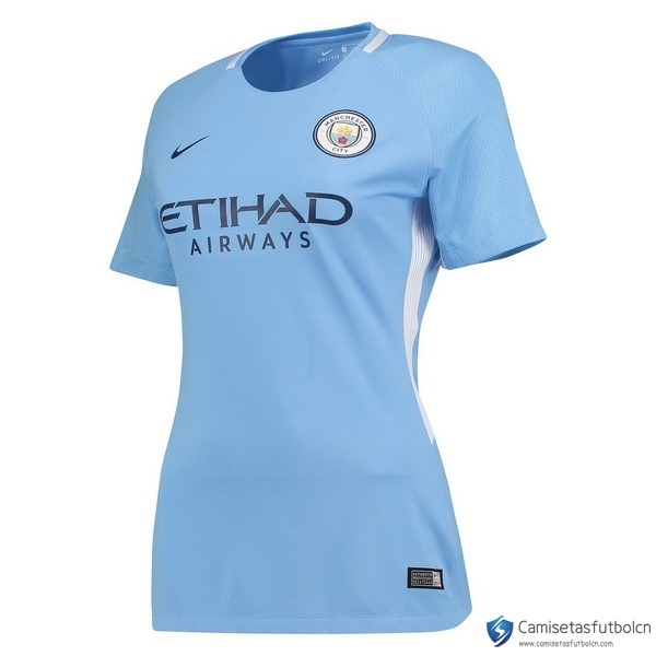 Camiseta Manchester City Mujer Primera equipo 2017-18